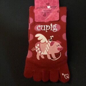 NEW with Tag CUPIG Toe Socks Super Cute ❤️🐷